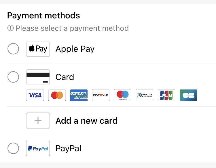 The accepted payment options in Temu Bulgaria