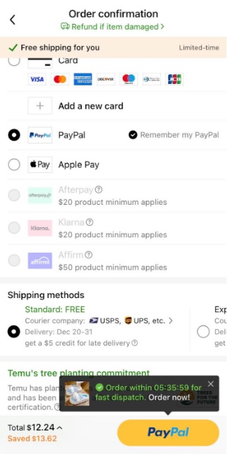 linking PayPal 