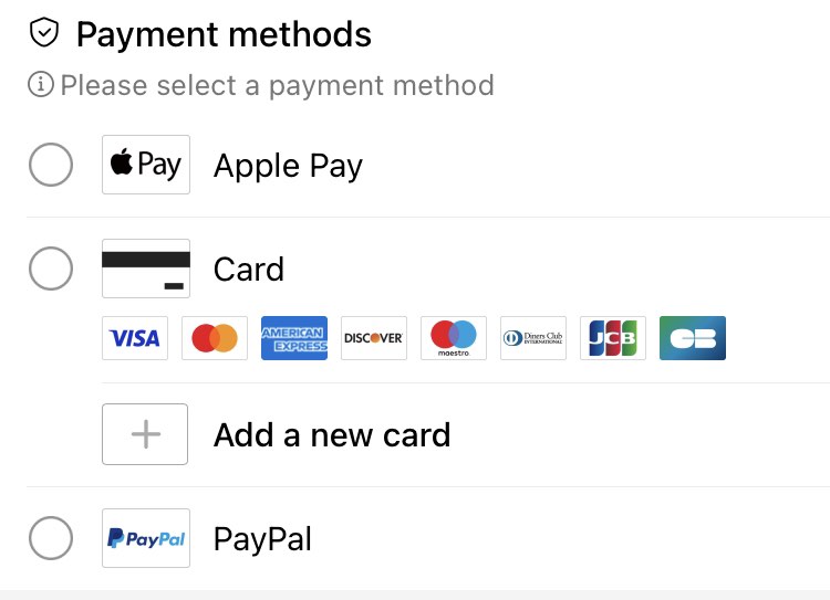 The accepted payment options in Temu Luxembourg